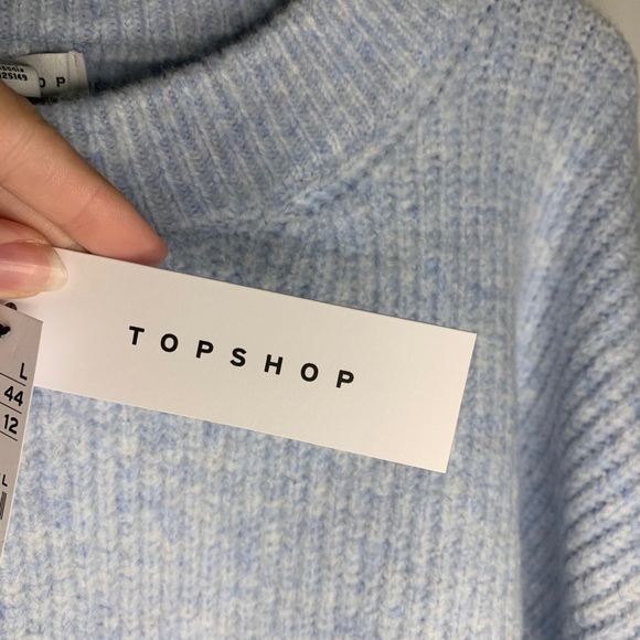TOPSHOP Periwinkle Sweater Size 12 - Picture 8 of 9